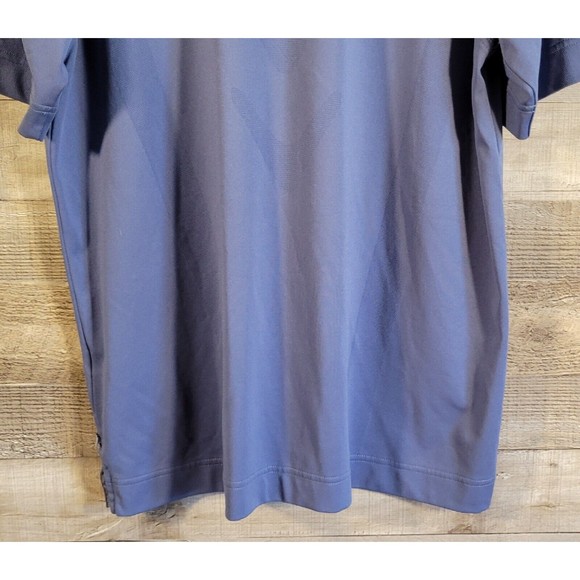 Callaway Shirt Mens LRG Golf X Series Blue Short Sleeve Polo Activewear - Picture 9 of 14